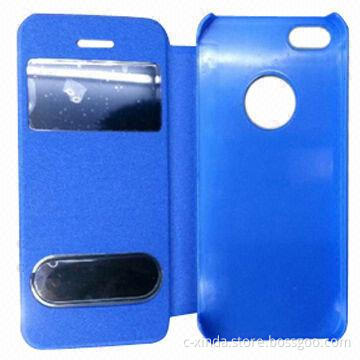 PU Leather Case for iPhone 5C, Wear-resistant, Durable, Various Colors are Available